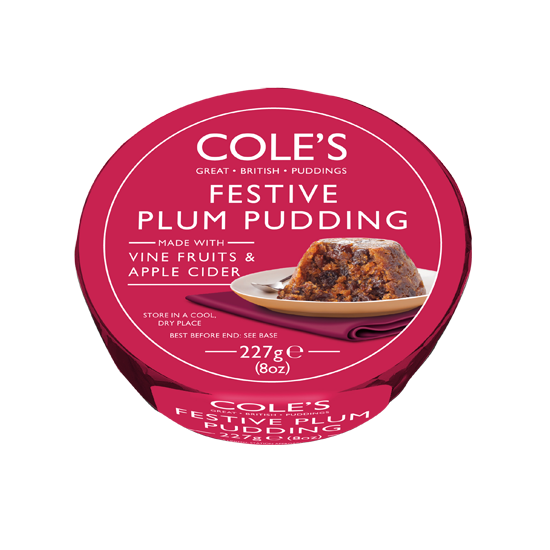 Cole's Festive Plum Pudding 454g
