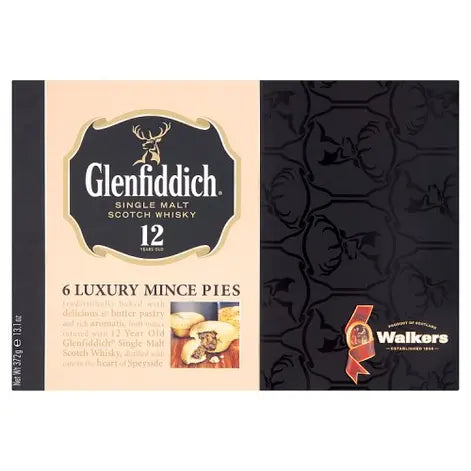 Walkers Glenfiddich Luxury Mincemeat Tarts 6 pack