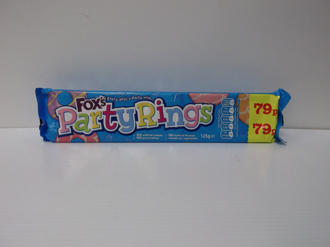 Fox's Party Rings 125g