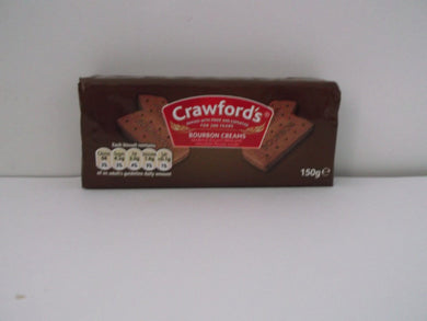 Crawford's Bourbon Creams 150g Biscuits Paisley's 