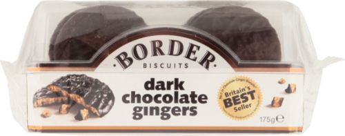 Border Dark Chocolate Gingers 175g