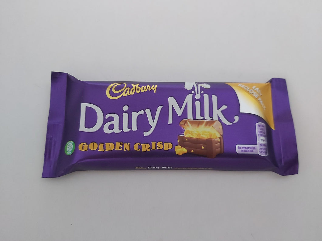 Dairy Milk Golden Crisp Bar 54g
