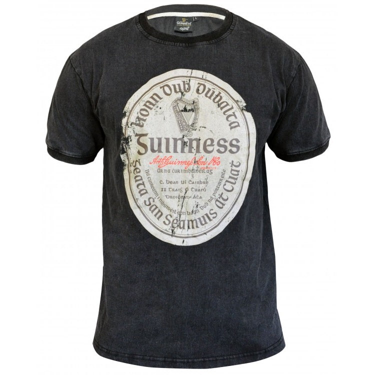 GUINNESS – DISTRESSED GAELIC LABEL T-SHIRT