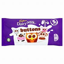 Cadbury Buttons Multipack 5 Treat Sized Bags 70g