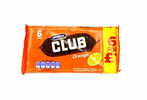 McVities Club Orange 7Pk