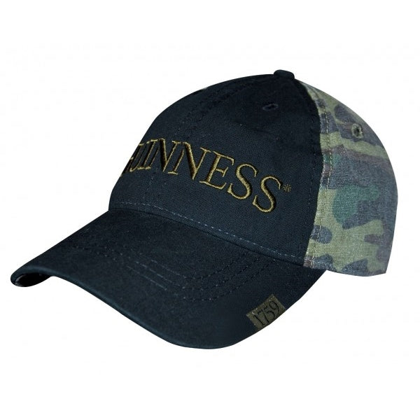 GUINNESS – WASHED CAMO PRINT BASEBALL HAT