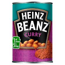 Heinz Curry Beans 390g