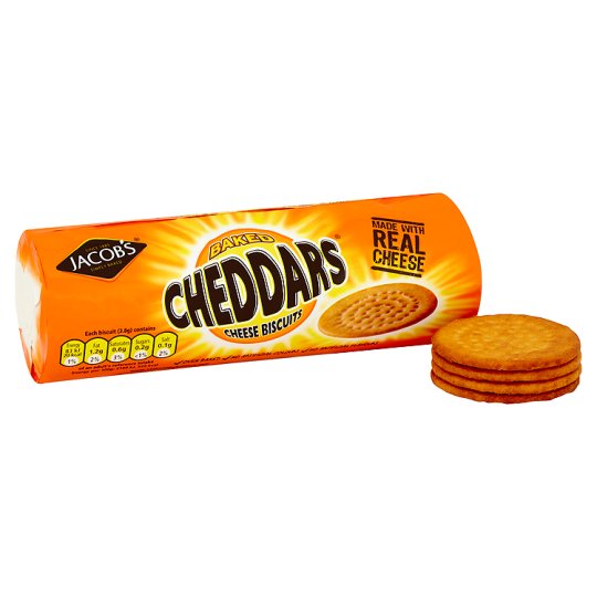 Jacob's Baked Cheddars Cheese Biscuits  150g