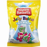 Maynards Bassetts Jelly Snowmen Bag 165g