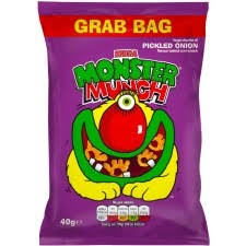 Monster Munch Pickled Onion  Giant Bag 90g