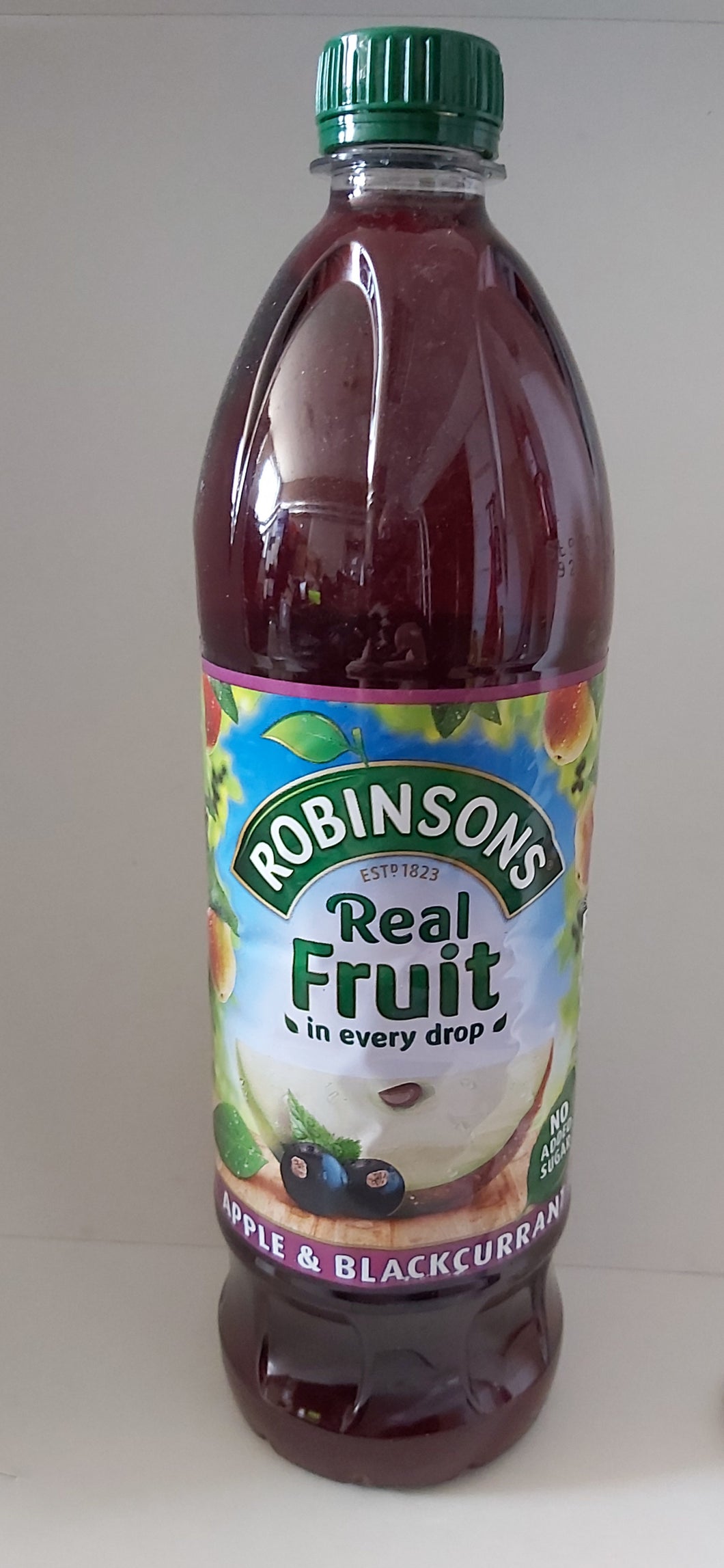 Robinsons's Real Fruit Concentrate Apple and Blackcurrant 1L