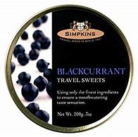 Simpkins Finest All Natural Travel Sweets Blackcurrant  Drops 200g