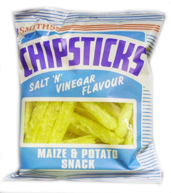 Smith's  Salt and Vinegar Chipsticks 37g