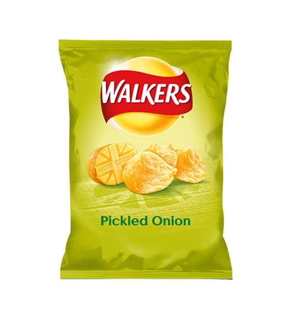 Walkers Pickled Onion Crisps 32.5g